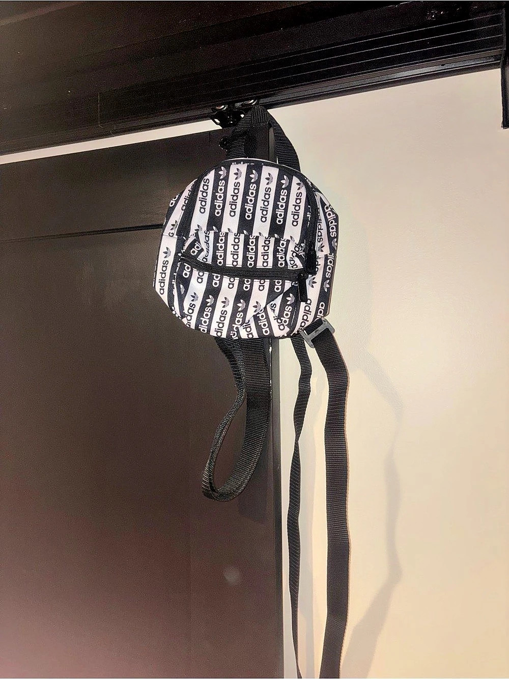 adidas Mini Crossbody Bag White & Black
